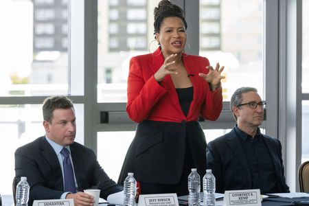 Courtney A. Kemp and Carmi Zlotnik in Power Book II: Ghost (2020)