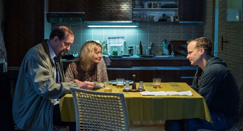 Vilma Cibulková, Jaromír Dulava, and Krystof Hádek in The Cage (2019)