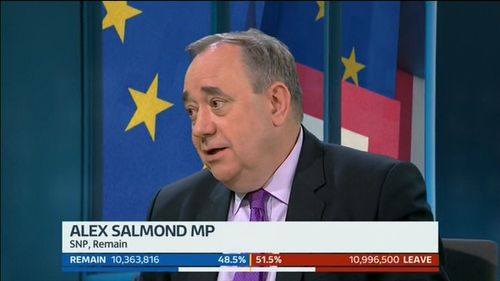 Alex Salmond in Referendum Result Live: ITV News Special (2016)