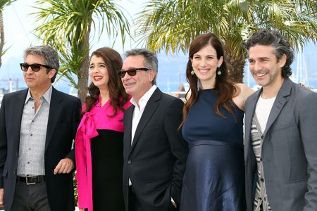 Ricardo Darín, Oscar Martínez, María Marull, Erica Rivas, and Leonardo Sbaraglia at an event for Wild Tales (2014)