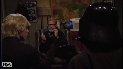 Jeff Goldblum and James Simenc in Conan (2010)