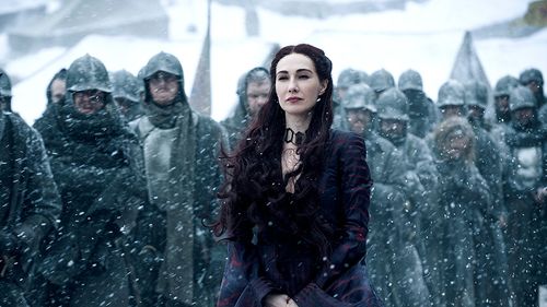 Carice van Houten and Andrew McClay in Game of Thrones (2011)