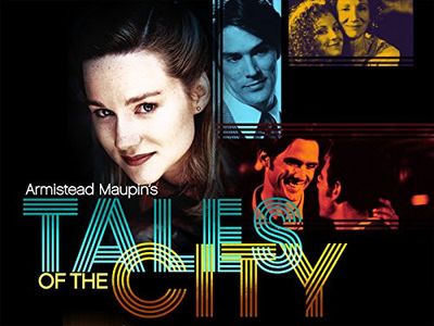 Billy Campbell, Olympia Dukakis, Laura Linney, Thomas Gibson, Marcus D'Amico, and Chloe Webb in Tales of the City (1993)