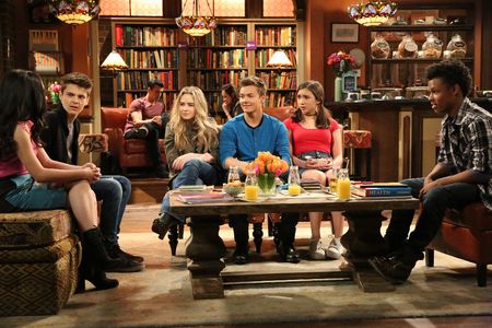 Ceci Balagot, Rowan Blanchard, Sabrina Carpenter, Amir Mitchell-Townes, Corey Fogelmanis, and Peyton Meyer in Girl Meets