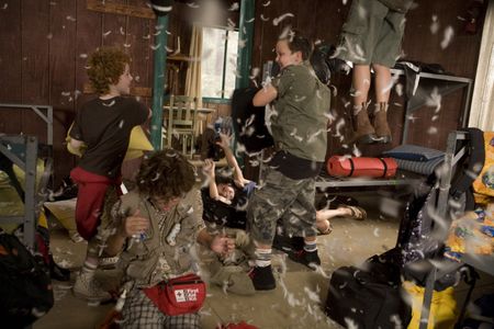 Max Burkholder, Aidan Gould, Grayson Russell, and Noah Munck in The Rainbow Tribe (2008)