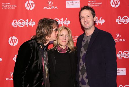 James D. Cooper, Trevor Groth, and Loretta Harms at an event for Lambert & Stamp (2014)