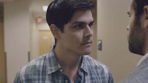 Bryan Bachman as Brandon Davis in A Professor's Vengeance