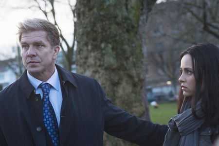 Kenny Johnson and Katherine Ramdeen in Motive (2013)