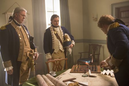 Michael Gaston, Ian Kahn, and Seth Numrich in TURN: Washington's Spies (2014)