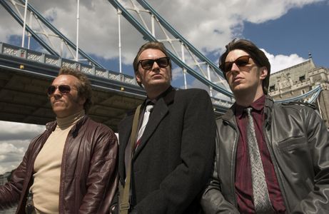 Philip Glenister, Marshall Lancaster, and Dean Andrews in Ashes to Ashes (2008)