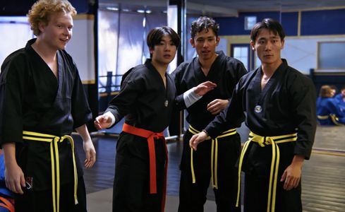 Edgar de Santiago, Jackie Tran, and Jonathan Tanigaki in Dhar Mann: Rival gangs face off in school