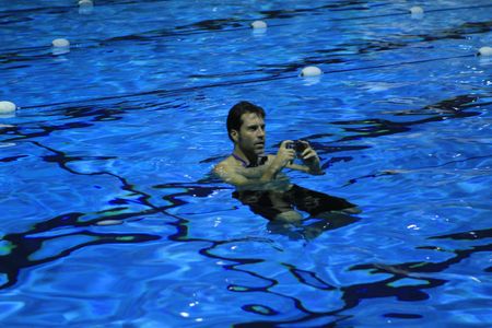 Pool stunt rehearsal for The Evil In Us