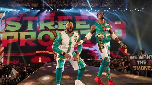 Gary Gordon and Kenneth Crawford in WWE Super Show-Down (2020)