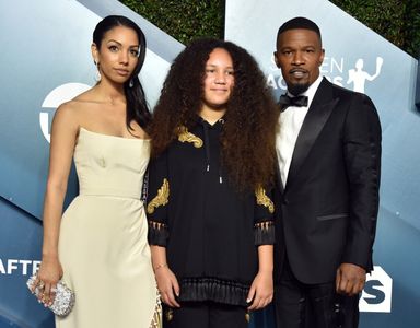 Jamie Foxx and Corinne Foxx