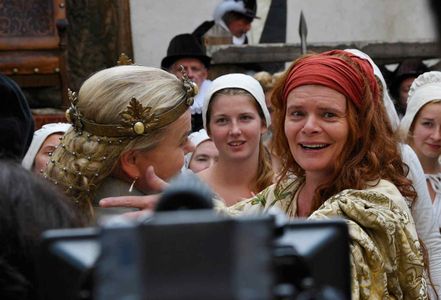 Zuzana Bydzovská and Sabina Remundová in The Seven Ravens (2015)
