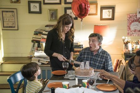 Steve Coogan, Kathryn Hahn, and Sawyer Shipman in Happyish (2015)