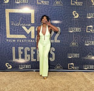 Artrece Johnson at Micheaux Film Festival in Los Angeles