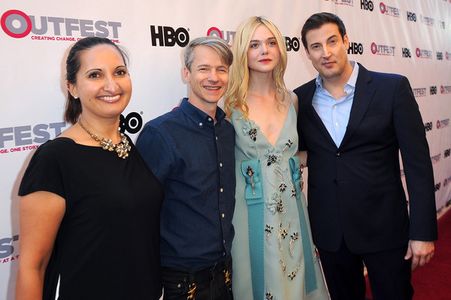 Outfest 2015 Opening Night - Lucy Murkejee-Brown, John Cameron, Elle Fanning, Christopher Racster