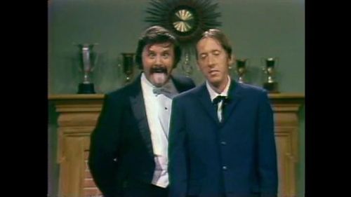 Dennis Allen and Chet Dowling in Rowan & Martin's Laugh-In (1967)