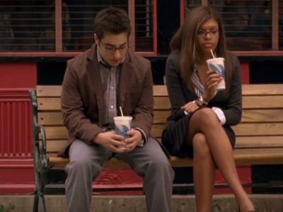 Jake Goldsbie and Sarah Barrable-Tishauer in Degrassi: The Next Generation (2001)