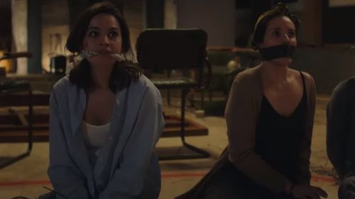 Catalina Sandino Moreno and Inès Spiridonov in Barbarians (2021)