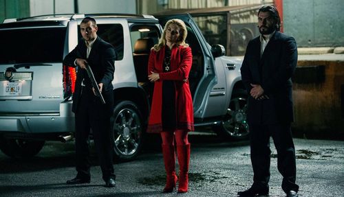 Still of Alexander Babara, Kate Winslet and Anthony Belevtsov in Triple 9 (2016)