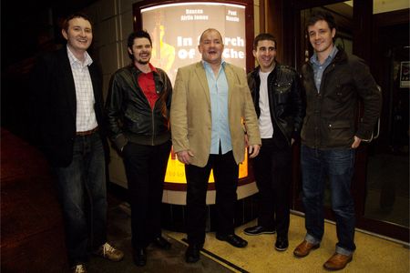 In Search Of La Che Premiere at the Glasgow Film Theatre (L-R) Chris Quick, Andy S. McEwan, Duncan Airlie James, Mark D.