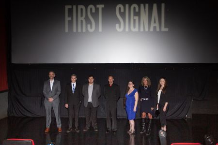 Mark Lund at the world premiere of First Signal on March 26, 2021 at the Greenfield Garden Cinemas.