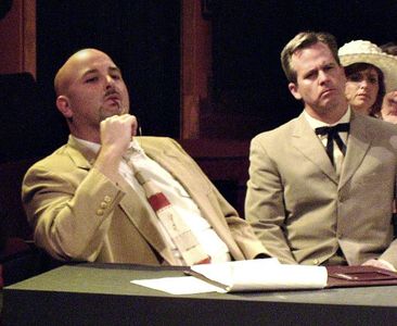 Playing the Lawyer Mr. Gilmer , in To Kill A Mockingbird