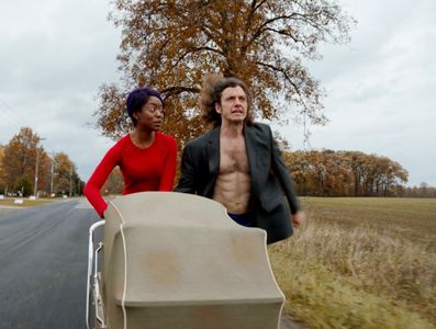 Heath Carr and Amber Reign Smith in Future Lies (2018)
