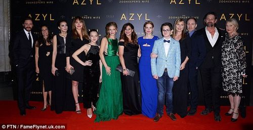 Daniel Brühl, Niki Caro, Johan Heldenbergh, Michael McElhatton, Jessica Chastain, Magdalena Lamparska, Efrat Dor, Diane 