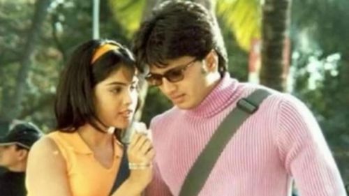 Riteish Deshmukh and Genelia D'Souza in Tujhe Meri Kasam (2003)