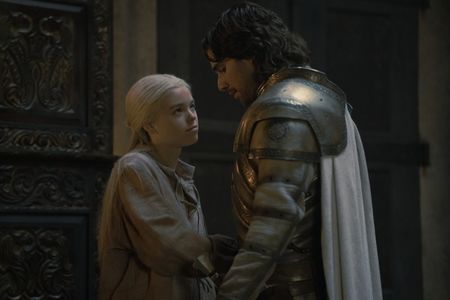 Milly Alcock and Fabien Frankel in House of the Dragon (2022)