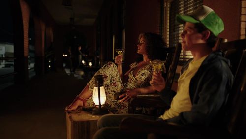 Parisa Fitz-Henley and Adam Langdon in Midnight, Texas (2017)