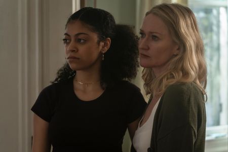 Paula Malcomson and Arica Himmel in Parish (2024)
