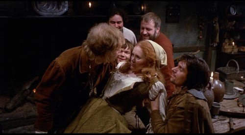 Stephan Chase, Michael Elphick, Godfrey James, Gertan Klauber, Andrew McCulloch, and Quinn O'Hara in Cry of the Banshee 