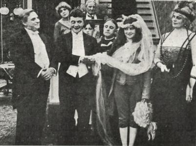 Billy Bevan and Lucille Hutton in Counting Out the Count (1917)