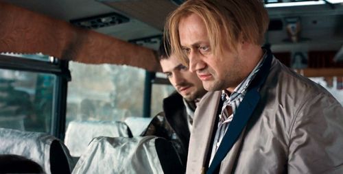 Gosha Kutsenko and Pavel Savinkov in The Practice of Beauty (2011)