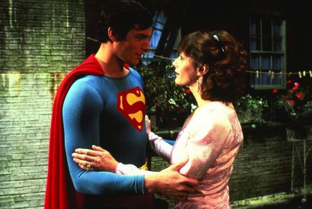 Christopher Reeve and Margot Kidder in Superman IV: The Quest for Peace (1987)