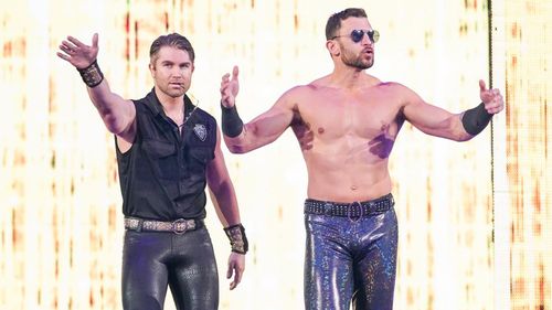 Johnny Curtis and Mattias Clement in WWE Survivor Series (2019)