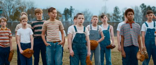 Mason Gillett, Tyrik Johnson, and Jesse Berry in The Hill (2023)