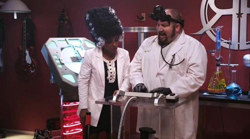 Tanya Chisholm and Stephen Kramer Glickman in Big Time Rush (2009)