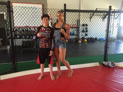Training with Stunt Actress Rochelle Okoye