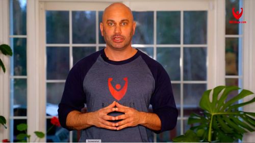 James Hergott on set Radical Body Transformations