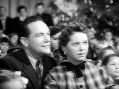 Vera Orlova and Daniil Sagal in Dva druga (1955)