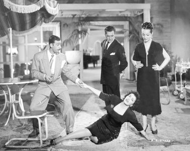 Nono Arsu, Sara Montiel, Abel Salazar, and Dalia Íñiguez in Ella, Lucifer y yo (1953)