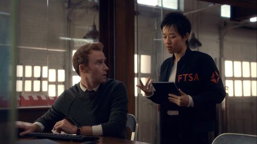 Still of Mark Rendall and Cihang Ma in Departure and The Tempest
