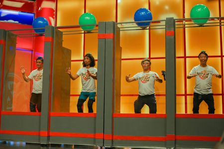 Jeffrey Tam, Jayson Gainza, Pepe Herrera, and JhaiHo in Bawal na game show (2020)