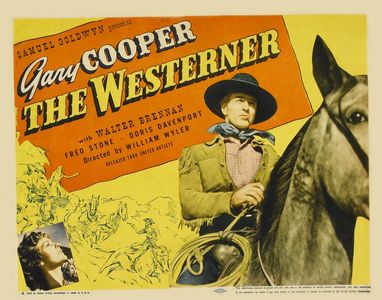 Gary Cooper and Doris Davenport in The Westerner (1940)