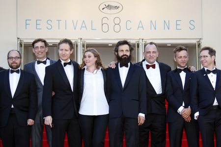 Todd Charmont, László Nemes, Levente Molnár, Amitai Kedar, and Clara Royer